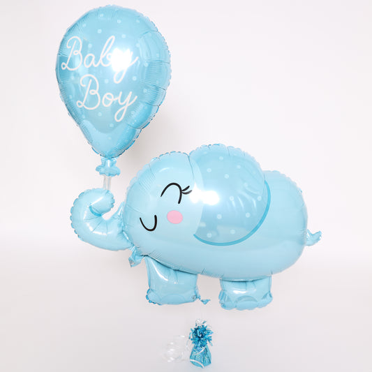 Baby Boy Elephant Balloon, 31in